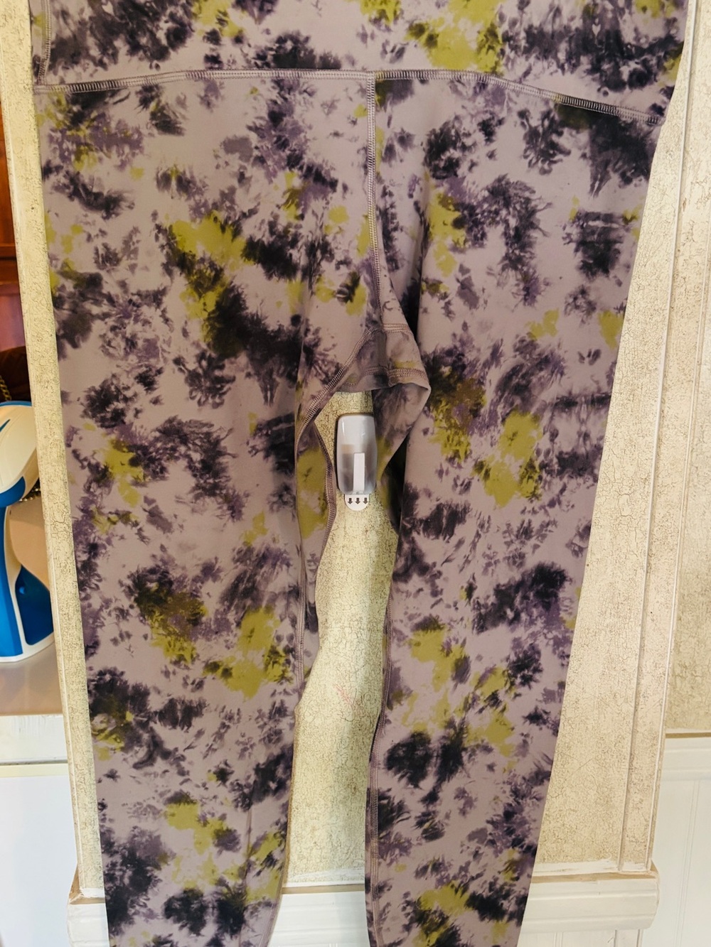 Lululemon Align High Rise Leggings 28” Size 14 Tie Dye Watercolor Print